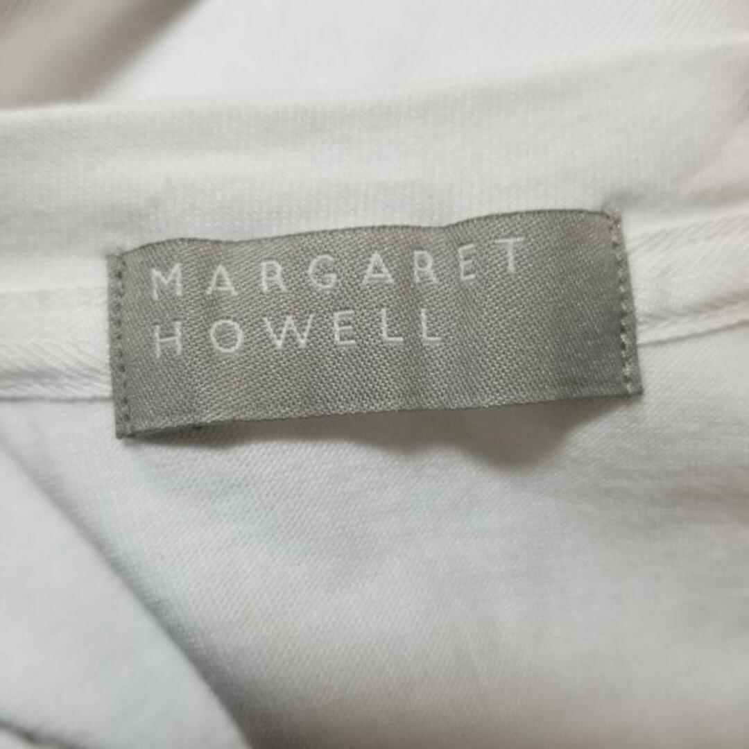 MARGARET HOWELL(マーガレットハウエル)のMargaretHowell(マーガレットハウエル) 半袖カットソー レディース美品  - 白 レディースのトップス(カットソー(半袖/袖なし))の商品写真