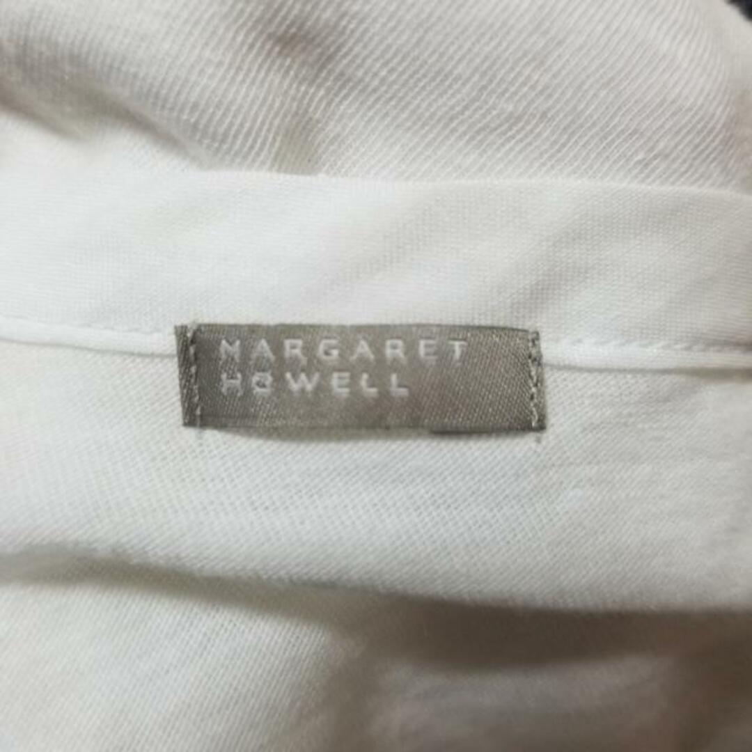 MARGARET HOWELL(マーガレットハウエル)のMargaretHowell(マーガレットハウエル) 半袖カットソー サイズF レディース美品  - 白 レディースのトップス(カットソー(半袖/袖なし))の商品写真