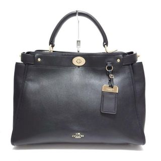 コーチ(COACH)のCOACH(コーチ) ハンドバッグ - 33549 黒 レザー(ハンドバッグ)