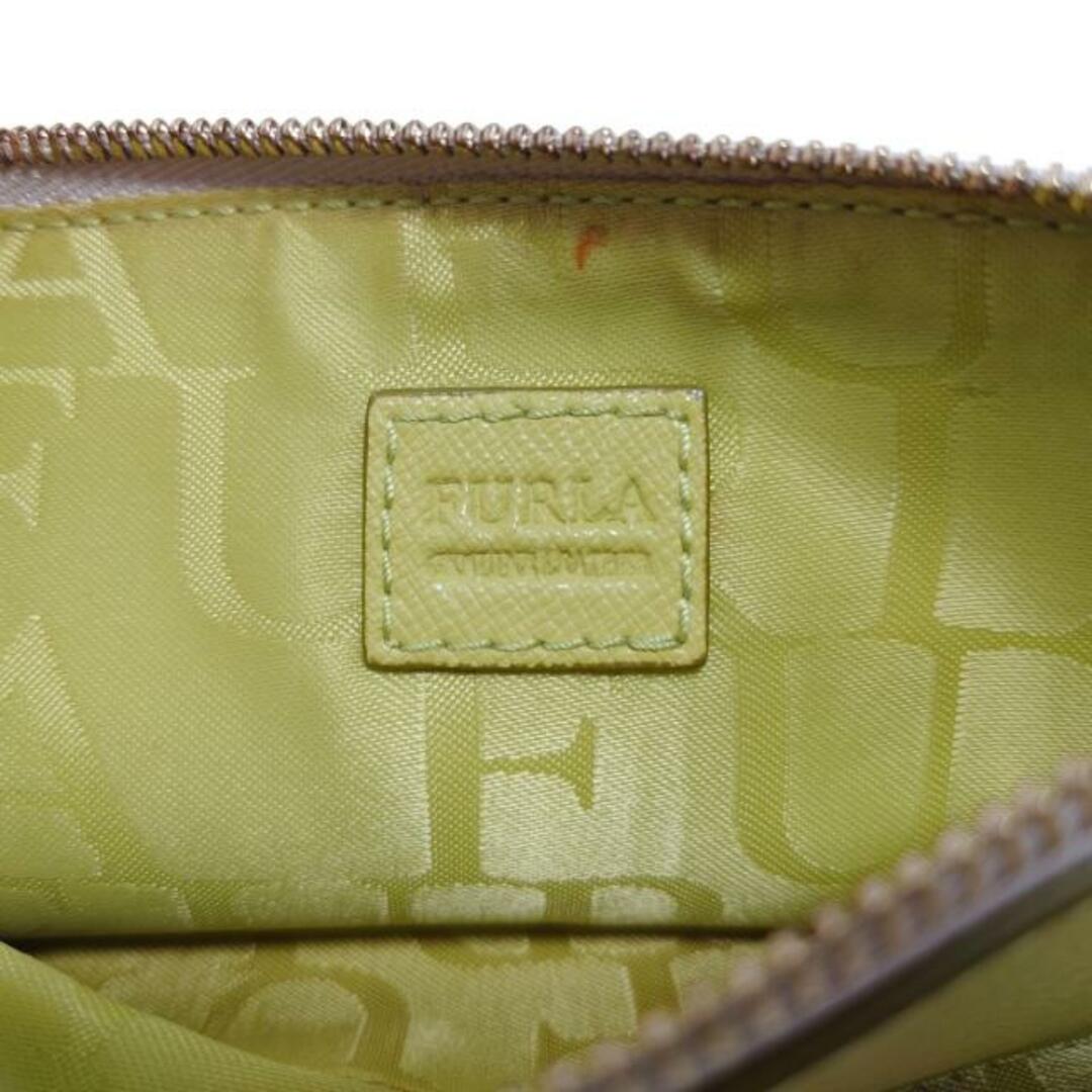 Furla(フルラ)のFURLA(フルラ) ハンドバッグ - イエローグリーン×白 ミニバッグ レザー レディースのバッグ(ハンドバッグ)の商品写真