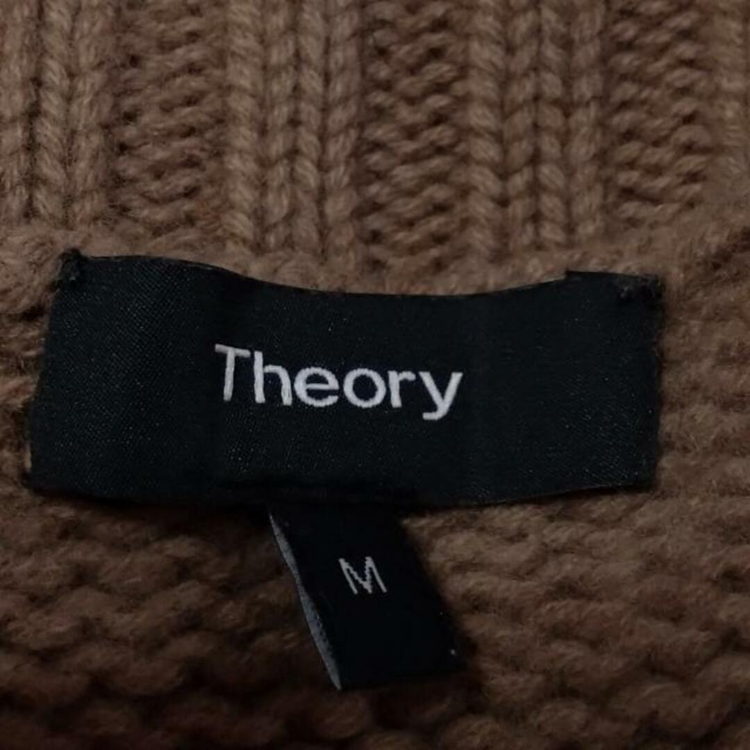 theory(セオリー)のtheory(セオリー) ワンピース サイズM レディース - ライトブラウン 長袖/ひざ丈/ニット レディースのワンピース(その他)の商品写真