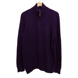 ポロラルフローレン(POLO RALPH LAUREN)のPOLObyRalphLauren(ポロラルフローレン) 長袖セーター サイズS メンズ - パープル(ニット/セーター)