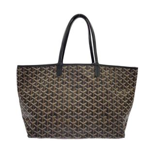 ゴヤール(GOYARD)のGOYARD(ゴヤール) トートバッグ サンルイPM 黒×白×ブラウン コーティングキャンバス×レザー(トートバッグ)