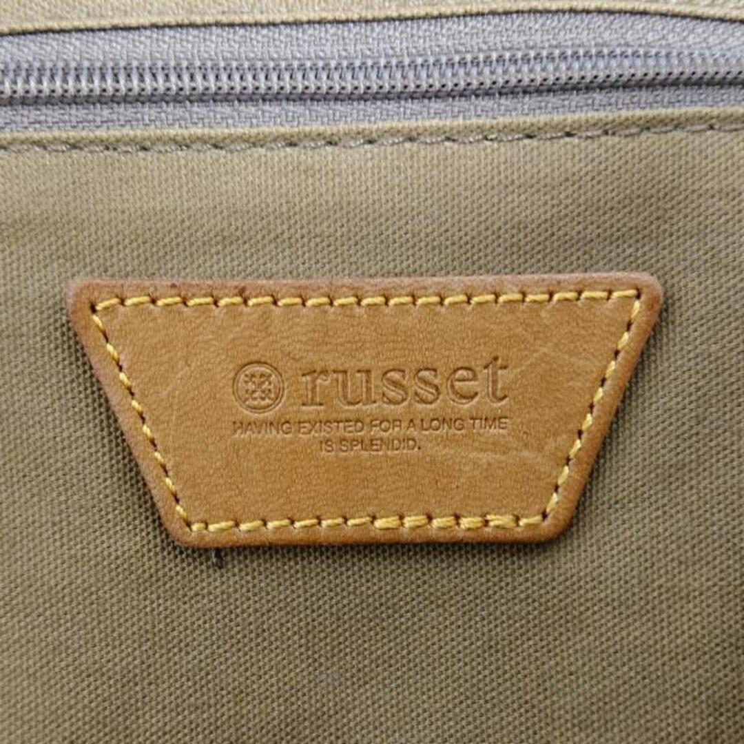 Russet(ラシット)のrusset(ラシット) リュックサック - ライトブラウン×ブラウン ナイロン×レザー レディースのバッグ(リュック/バックパック)の商品写真