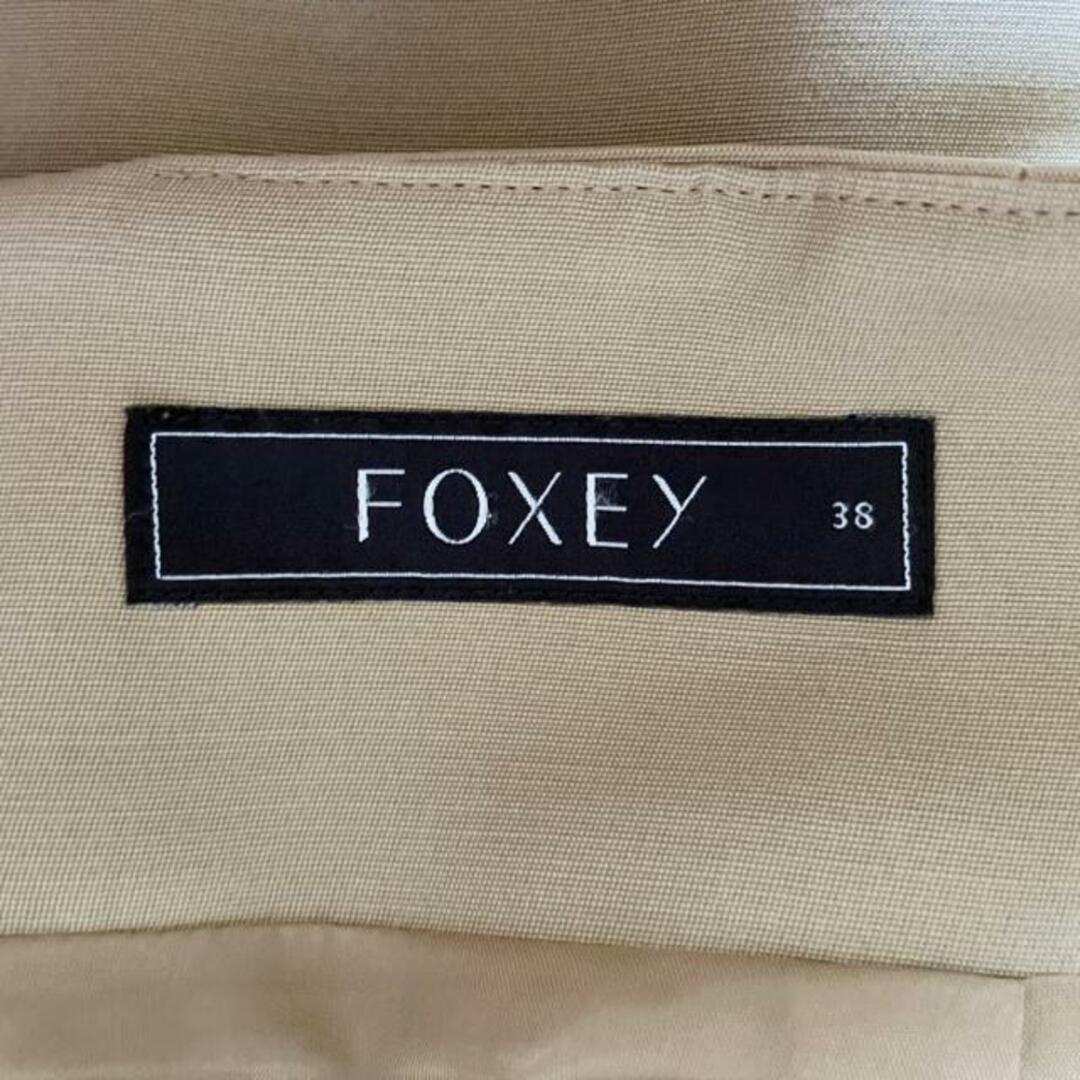 FOXEY(フォクシー)のFOXEY(フォクシー) スカート サイズ38 M レディース美品  - ベージュ×黒 ひざ丈/レース レディースのスカート(その他)の商品写真
