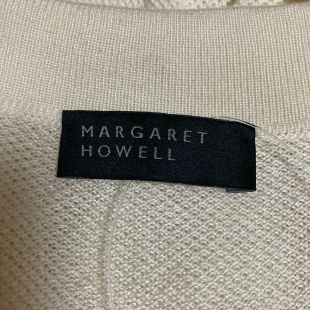 MARGARET HOWELL(マーガレットハウエル)のMargaretHowell(マーガレットハウエル) 半袖カットソー サイズ2 M レディース - アイボリー ニット レディースのトップス(カットソー(半袖/袖なし))の商品写真