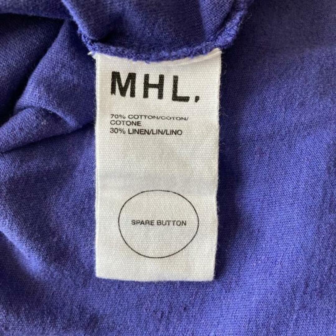 MHL.(エムエイチエル) 半袖カットソー サイズS レディース - ブルー レディースのトップス(カットソー(半袖/袖なし))の商品写真