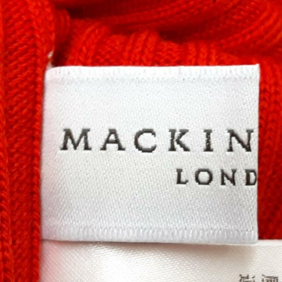 MACKINTOSH LONDON(マッキントッシュロンドン) 長袖セーター サイズ38 M レディース美品  - レッド タートルネック/ロゴプレート レディースのトップス(ニット/セーター)の商品写真