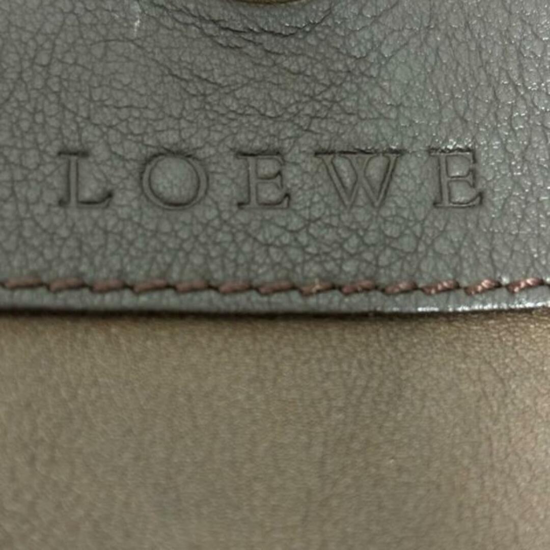 LOEWE(ロエベ)のLOEWE(ロエベ) ショルダーバッグ - ダークブラウン×黒 スエード×レザー レディースのバッグ(ショルダーバッグ)の商品写真