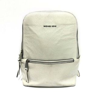 マイケルコース(Michael Kors)のMICHAEL KORS(マイケルコース) リュックサック - 白 レザー(リュック/バックパック)