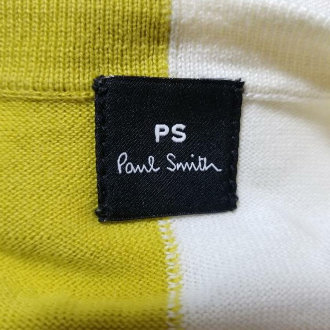 Paul Smith(ポールスミス)のPaulSmith(ポールスミス) カーディガン サイズM レディース美品  - ダークイエロー×アイボリー 長袖/刺繍 レディースのトップス(カーディガン)の商品写真