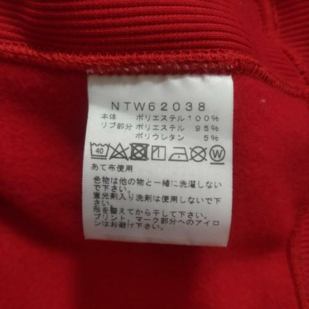 THE NORTH FACE(ザノースフェイス)のTHE NORTH FACE(ノースフェイス) パーカー サイズS レディース美品  - レッド 長袖/プルオーバー レディースのトップス(パーカー)の商品写真