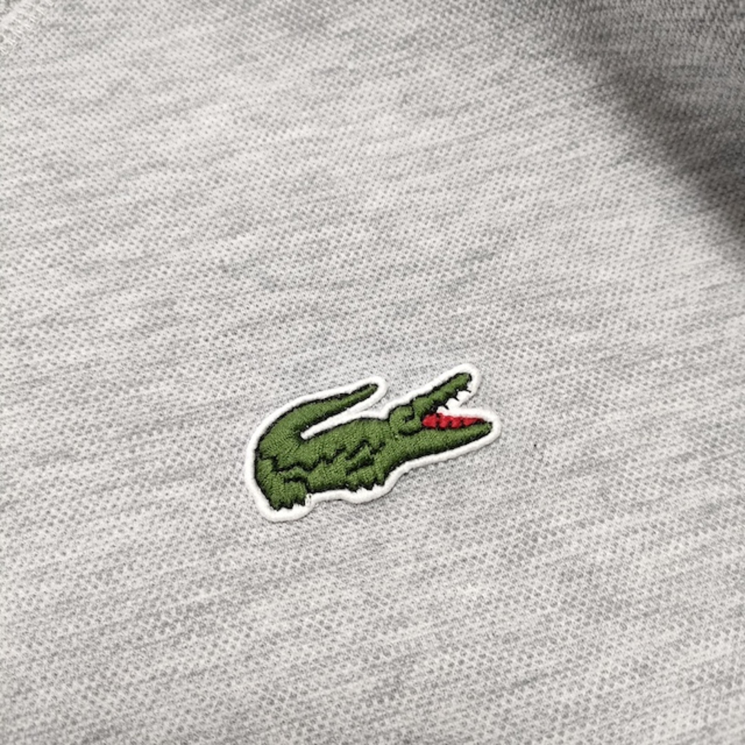 LACOSTE(ラコステ)のLACOSTE 長袖 サイズ40 ワンポイント ワンピース グレー レディース ラコステ【中古】4-0414M△ レディースのワンピース(ひざ丈ワンピース)の商品写真