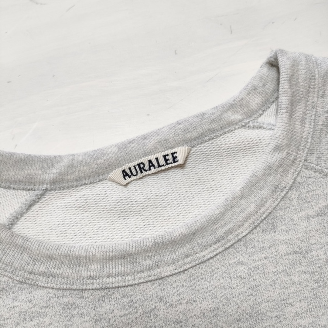 AURALEE(オーラリー)のAURALEE SUPER SOFT SWEAT DRAW CODE BIG P/O A21SP04GU トレーナー サイズ1 スウェット ライトグレー レディース オーラリー【中古】4-0414M△ レディースのトップス(トレーナー/スウェット)の商品写真