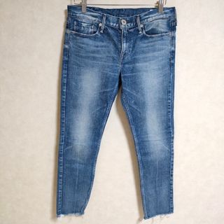 upper hights カットオフ 185007 ダメージ加工 サイズ25 デニムパンツ ブルー レディース アッパーハイツ【中古】4-0414G△(デニム/ジーンズ)