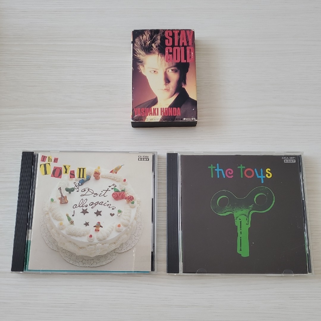 THE TOYS　本田恭章　「the toys」「THE TOYS Ⅱ」 エンタメ/ホビーのCD(ポップス/ロック(邦楽))の商品写真