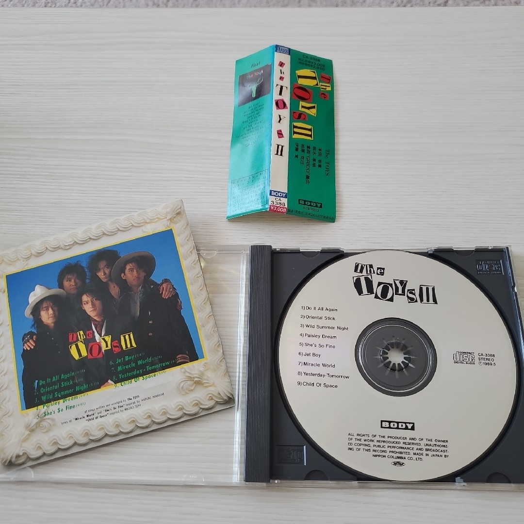 THE TOYS　本田恭章　「the toys」「THE TOYS Ⅱ」 エンタメ/ホビーのCD(ポップス/ロック(邦楽))の商品写真