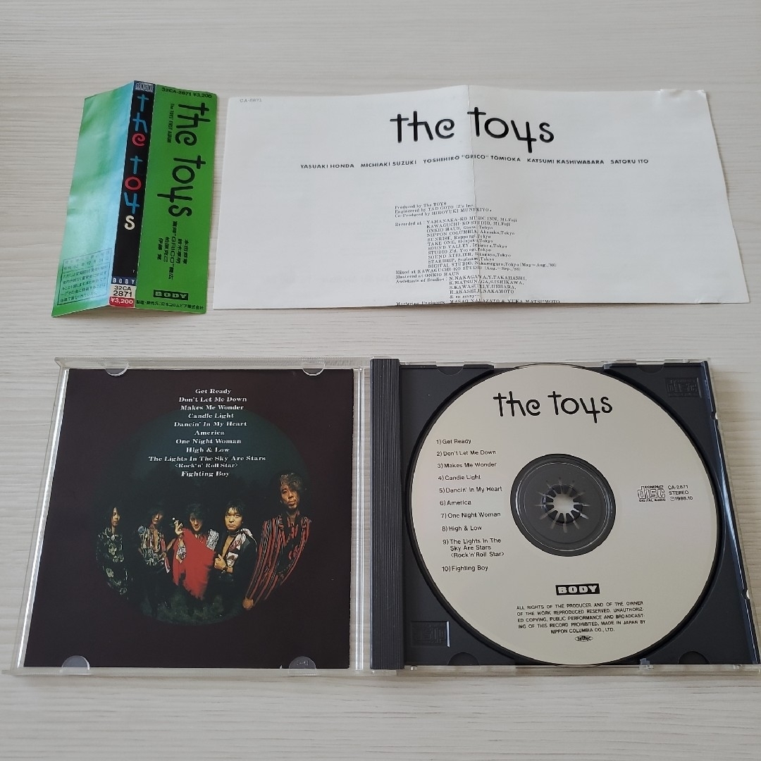 THE TOYS　本田恭章　「the toys」「THE TOYS Ⅱ」 エンタメ/ホビーのCD(ポップス/ロック(邦楽))の商品写真