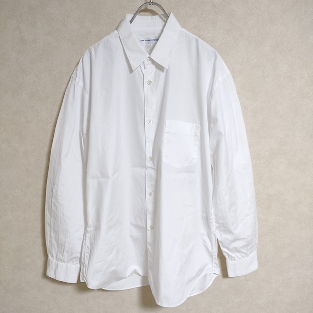 COMME des GARCONS(コムデギャルソン)のCOMME des GARCONS SHIRT FOREVER NARROW CLASSIC SHIRT レギュラーカラーシャツ 無地 FO01B201 長袖シャツ ホワイト メンズ コムデギャルソンシャツ【中古】4-0414M△ メンズのトップス(シャツ)の商品写真