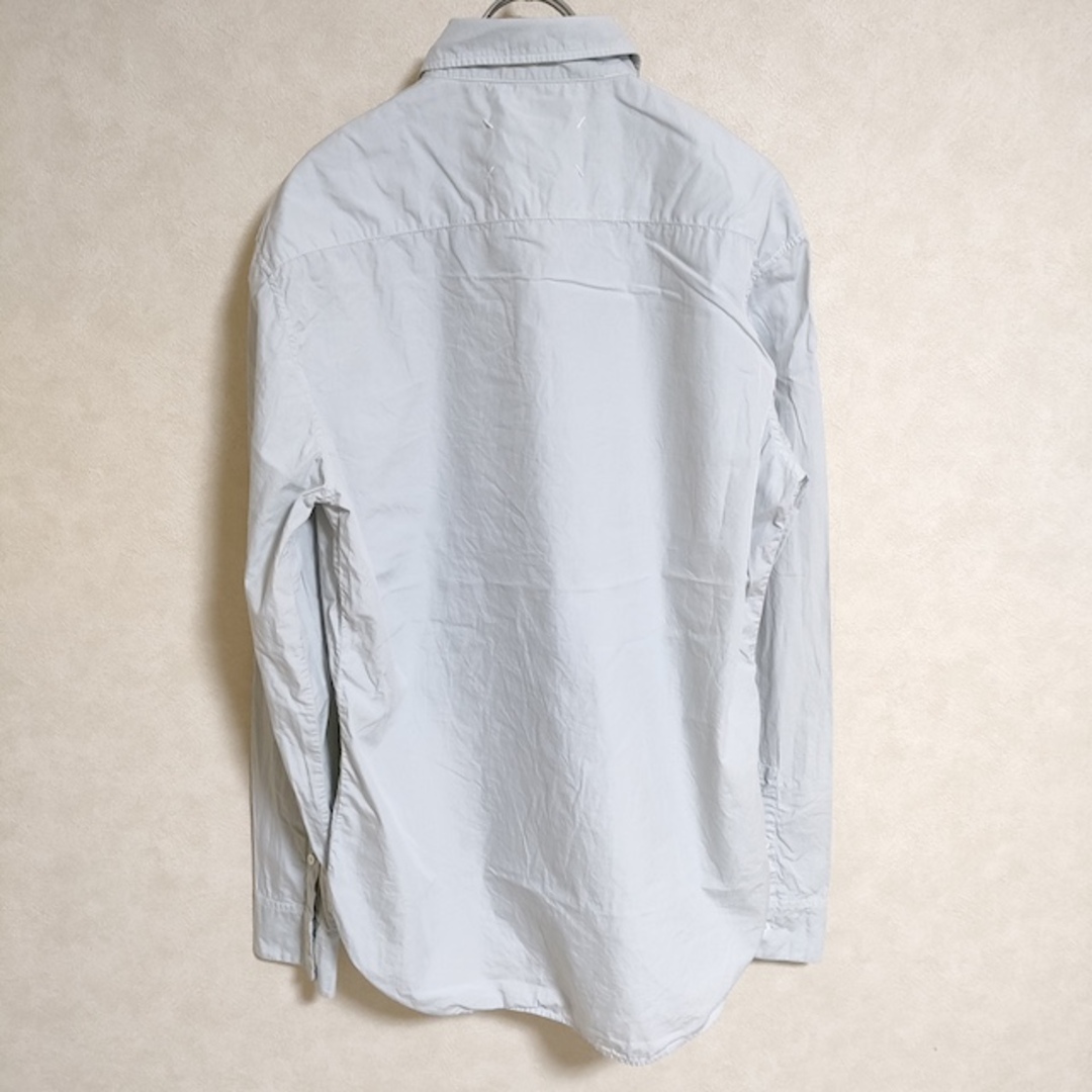 MM6(エムエムシックス)のMAISON MARGIELA 10 フェイクポケット コットン ポプリンシャツ S50DL0370 長袖シャツ ライトグレー メンズ メゾンマルジェラ【中古】4-0414M△ メンズのトップス(シャツ)の商品写真