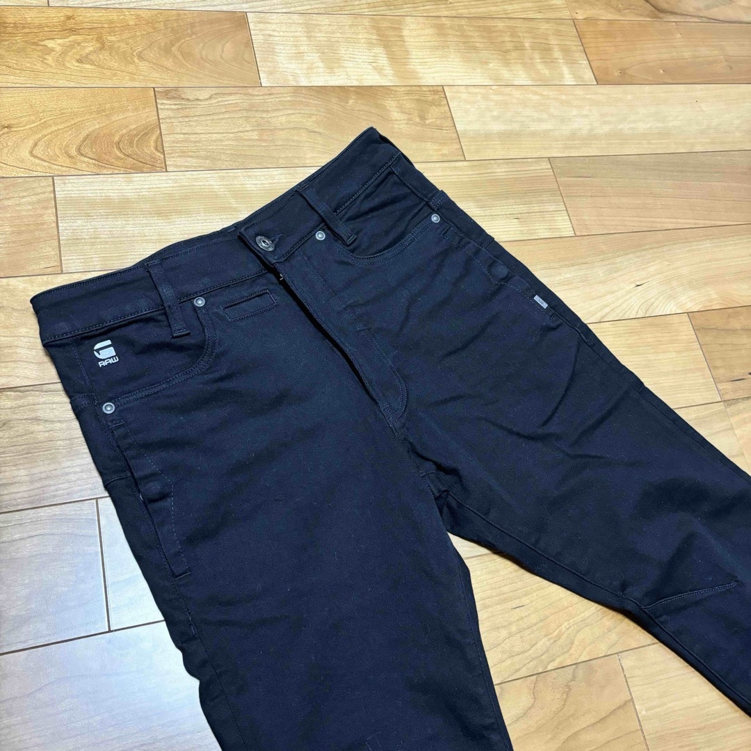 G-STAR RAW(ジースター)の【極美品】G Star Raw D Staq 3D Slim W27 ブラック メンズのパンツ(デニム/ジーンズ)の商品写真