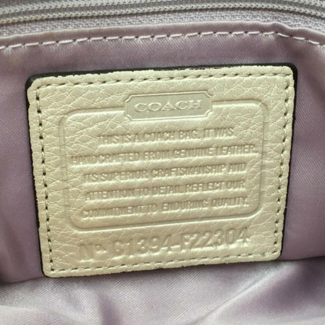 COACH(コーチ)のCOACH(コーチ) ハンドバッグ - F22304 ベージュ レザー レディースのバッグ(ハンドバッグ)の商品写真