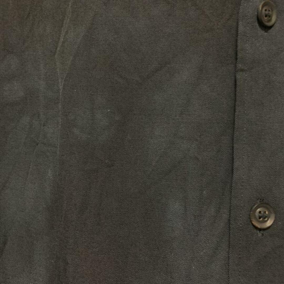 Yohji Yamamoto(ヨウジヤマモト)のyohjiyamamoto(ヨウジヤマモト) 長袖シャツ サイズ3 L メンズ - 黒 ロング丈 メンズのトップス(シャツ)の商品写真