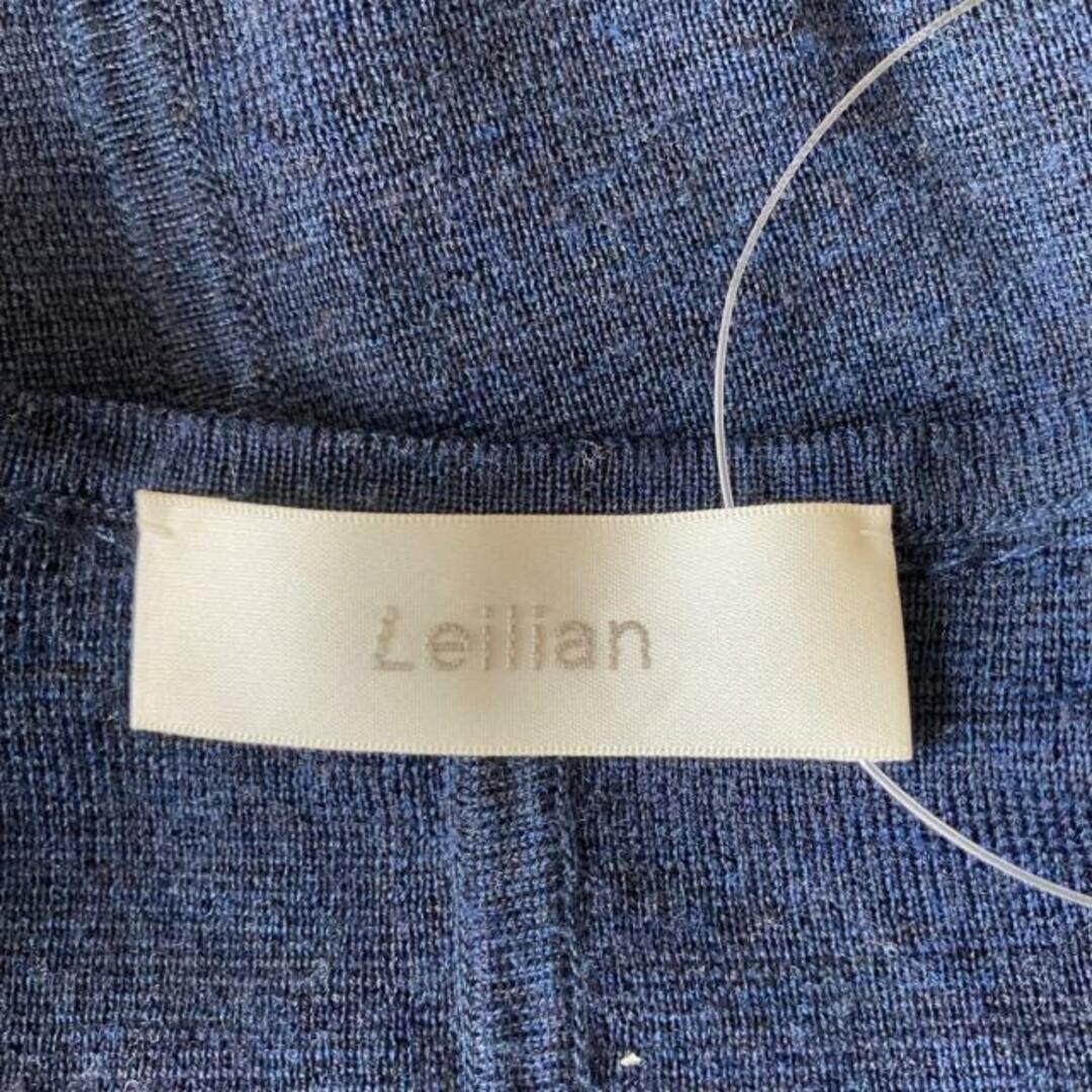 leilian(レリアン)のLeilian(レリアン) カーディガン サイズ15 L レディース - ネイビー×レッド×白 長袖/ロング丈 レディースのトップス(カーディガン)の商品写真