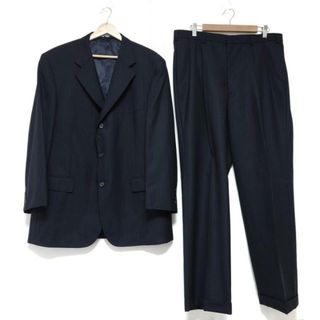 ブルックスブラザース(Brooks Brothers)のBrooksBrothers(ブルックスブラザーズ) メンズスーツ メンズ - 黒×グレー メンズスーツ3天セット(ジャケット×１/ベスト×１/パンツ×１)/ストライプ(セットアップ)