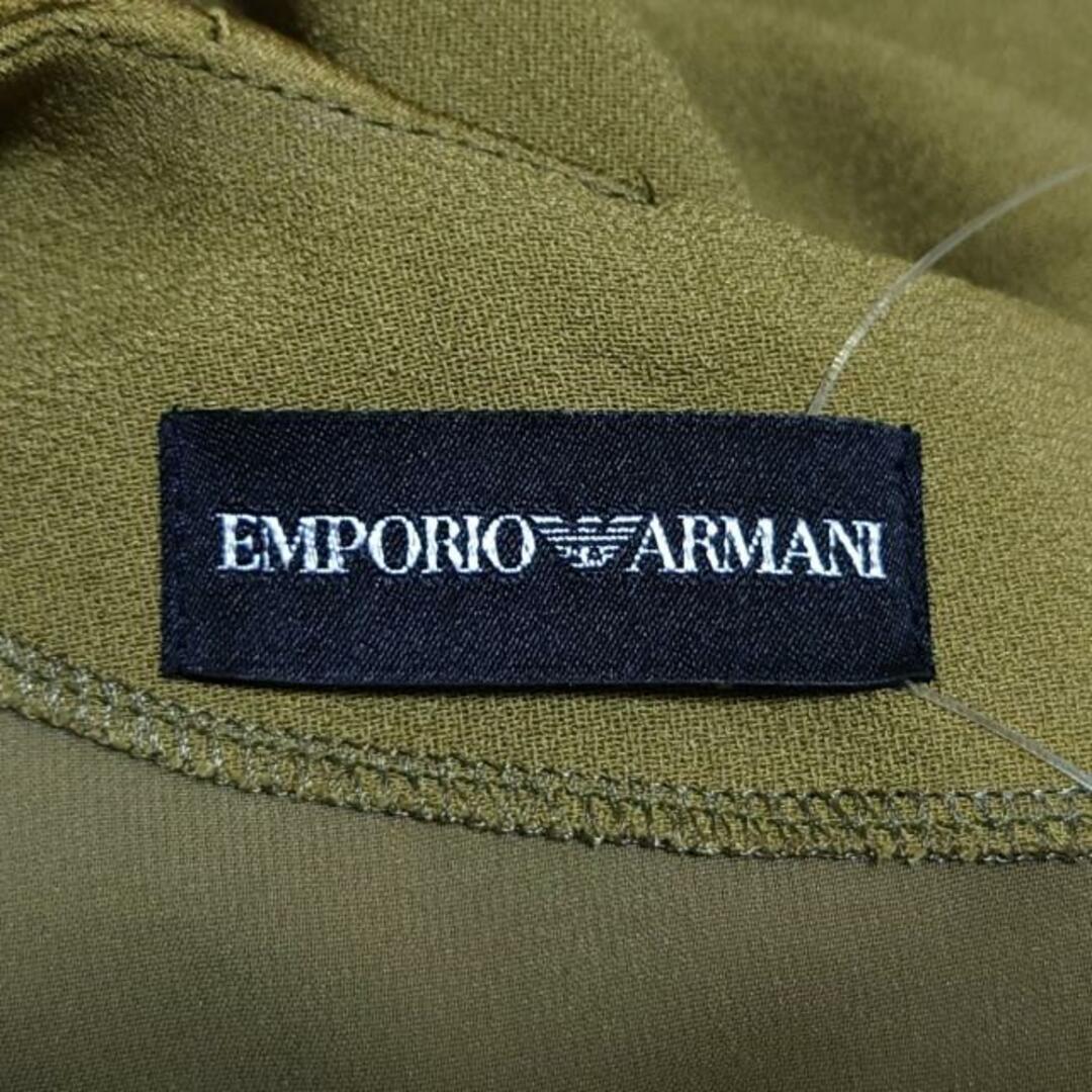 Emporio Armani(エンポリオアルマーニ)のEMPORIOARMANI(エンポリオアルマーニ) ワンピース サイズUSA 38 レディース カーキ 長袖 レディースのワンピース(その他)の商品写真