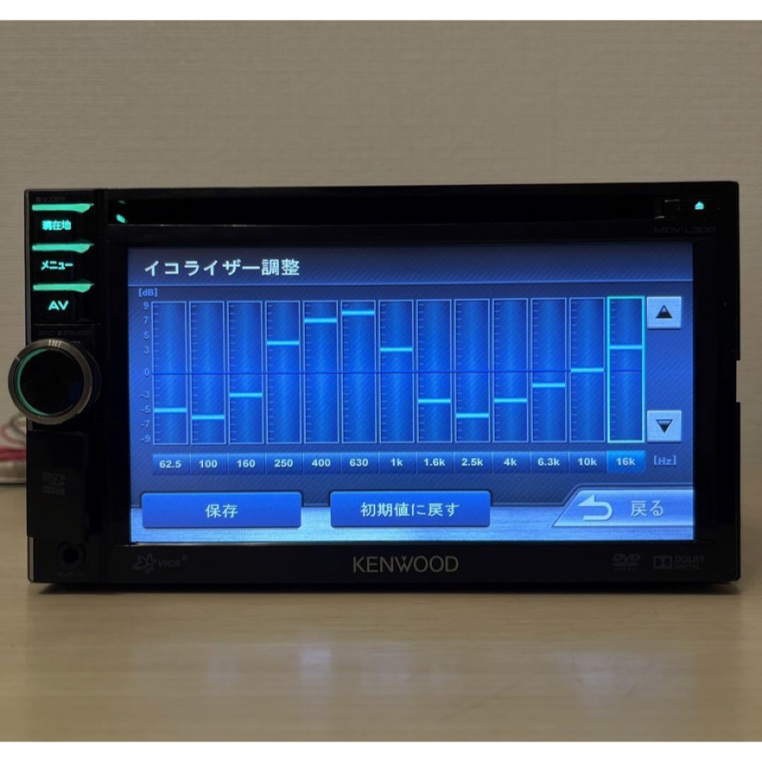 KENWOOD(ケンウッド)のケンウッドナビMDV-L300最新地図更新済Bluetooth新品バックカメラ付 自動車/バイクの自動車(カーナビ/カーテレビ)の商品写真