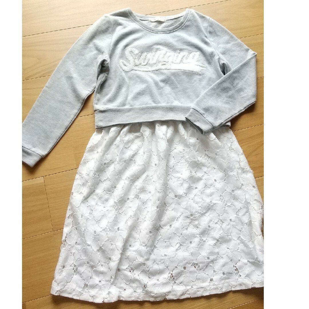 AS KNOW AS PINKY(アズノゥアズピンキー)のAS KNOW AS PINKY ワンピース キッズ キッズ/ベビー/マタニティのキッズ服女の子用(90cm~)(ワンピース)の商品写真