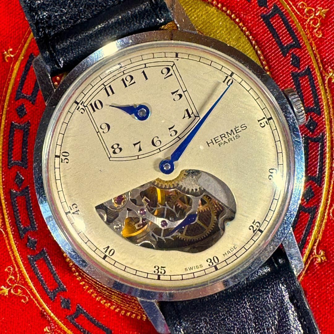 Hermes(エルメス)のHERMES エルメス レギュレーター スケルトン アンティーク 腕時計 989 メンズの時計(腕時計(アナログ))の商品写真