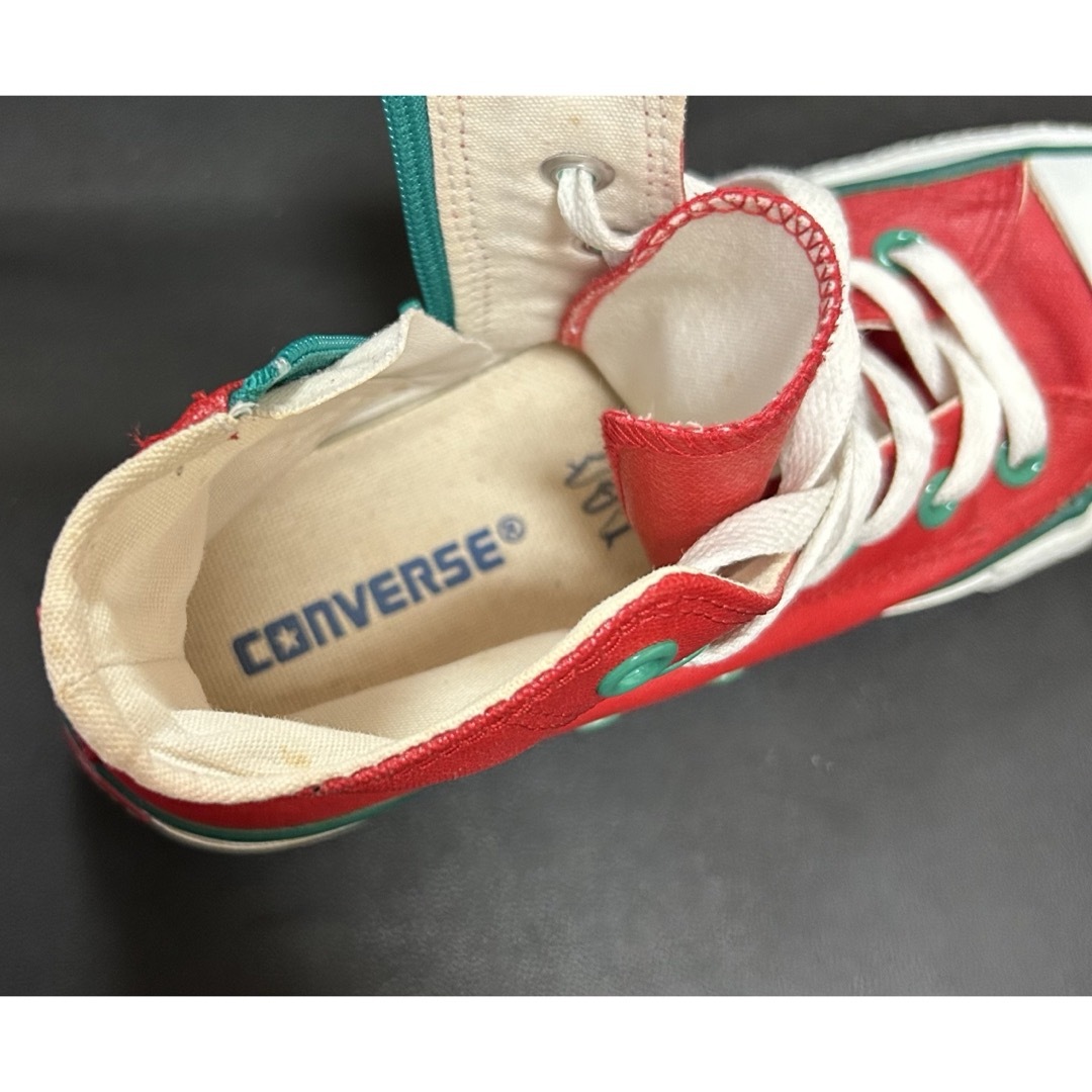 CONVERSE(コンバース)の新品コンバース オールスター ジップハイ PUコーティング レッド 23.5cm レディースの靴/シューズ(スニーカー)の商品写真