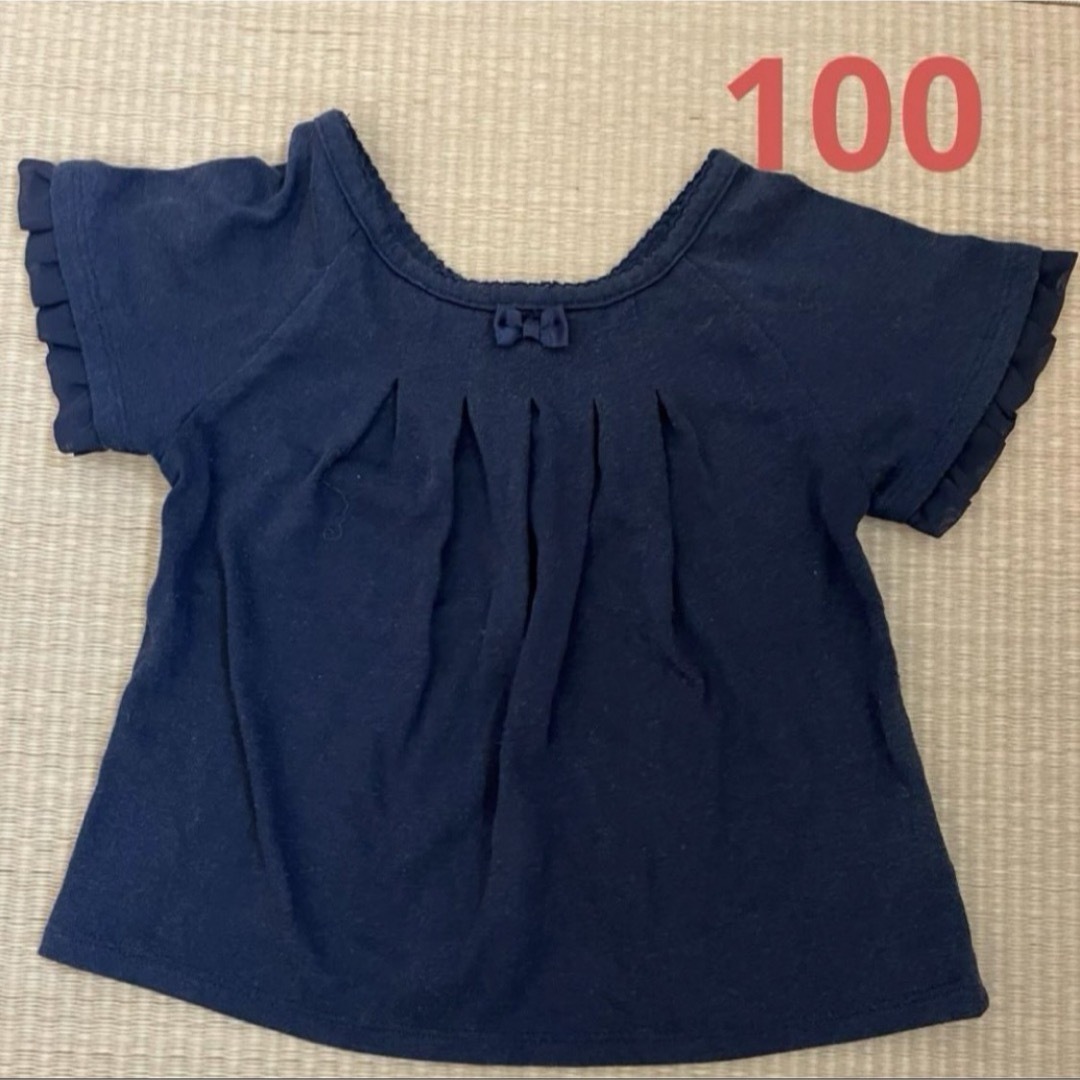 COMME CA ISM(コムサイズム)のコムサイズム　半袖Tシャツ　100 キッズ/ベビー/マタニティのキッズ服女の子用(90cm~)(Tシャツ/カットソー)の商品写真