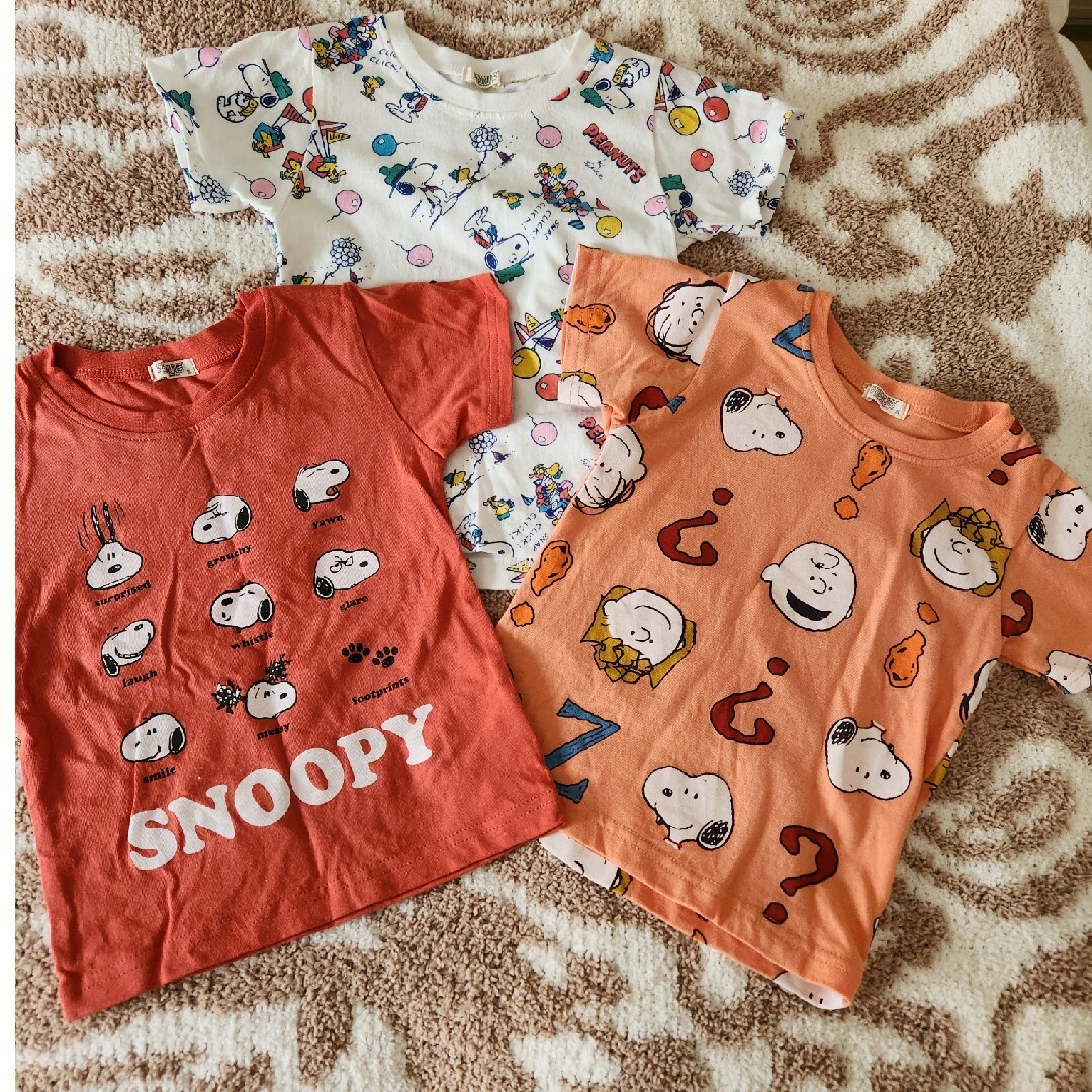 コストコ(コストコ)のスヌーピーベビーTシャツ美品 キッズ/ベビー/マタニティのキッズ服女の子用(90cm~)(Tシャツ/カットソー)の商品写真