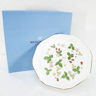 ウェッジウッド(WEDGWOOD)のウェッジウッド ワイルドストロベリー オクタゴナルディッシュ L ホワイト 白 (食器)