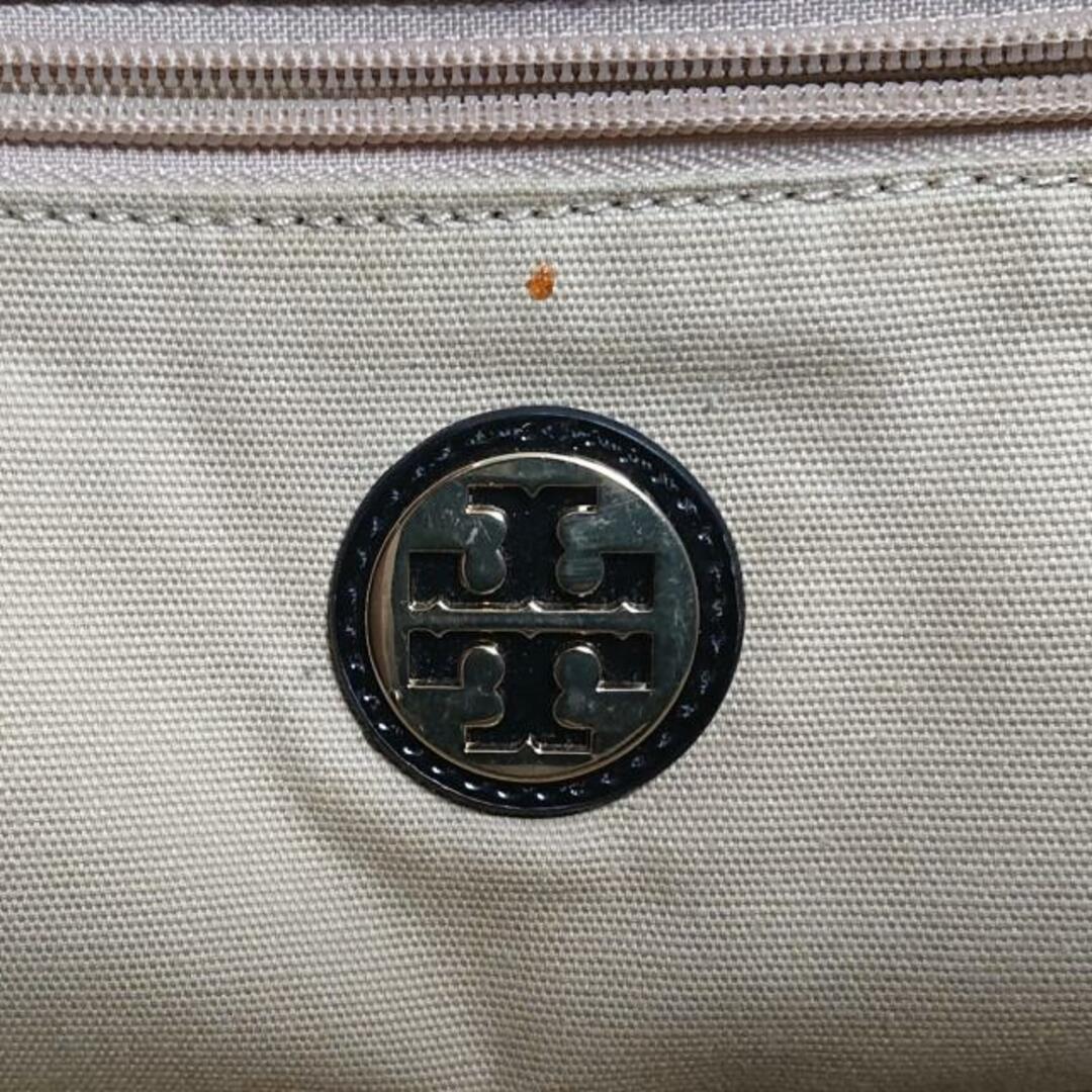 Tory Burch(トリーバーチ)のTORY BURCH(トリーバーチ) トートバッグ - 黒 ナイロン×エナメル（レザー） レディースのバッグ(トートバッグ)の商品写真