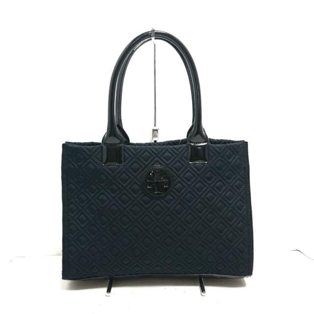 Tory Burch(トリーバーチ)のTORY BURCH(トリーバーチ) トートバッグ - 黒 キルティング ナイロン×エナメル（レザー） レディースのバッグ(トートバッグ)の商品写真