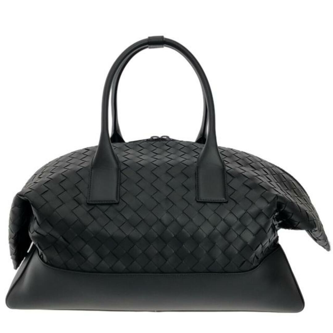 Bottega Veneta(ボッテガヴェネタ)のBOTTEGA VENETA(ボッテガヴェネタ) ボストンバッグ イントレチャート 黒 レザー レディースのバッグ(ボストンバッグ)の商品写真