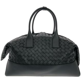 ボッテガヴェネタ(Bottega Veneta)のBOTTEGA VENETA(ボッテガヴェネタ) ボストンバッグ イントレチャート 黒 レザー(ボストンバッグ)