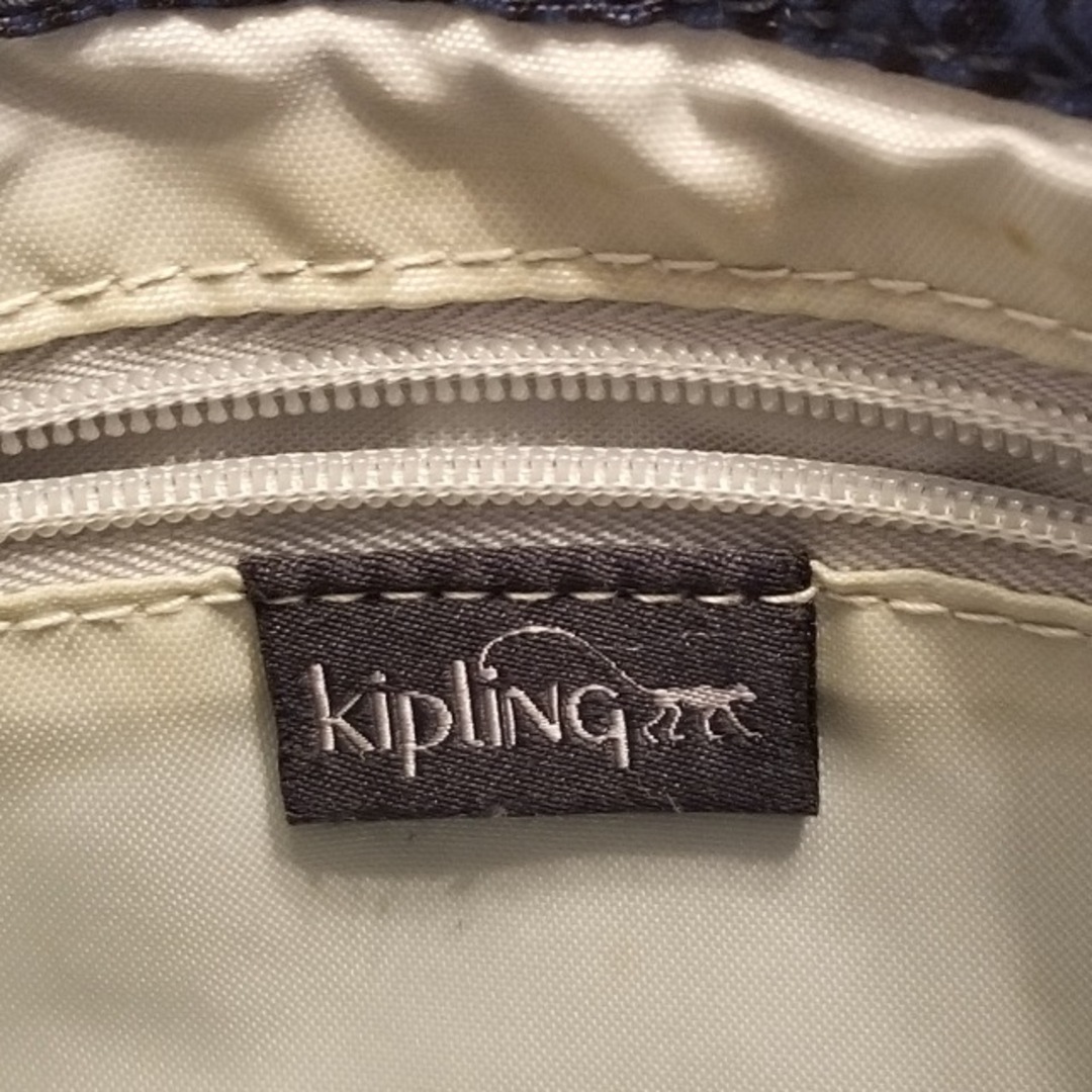 kipling(キプリング)のKipling(キプリング) ショルダーバッグ - ブルーグレー×黒 ナイロン レディースのバッグ(ショルダーバッグ)の商品写真