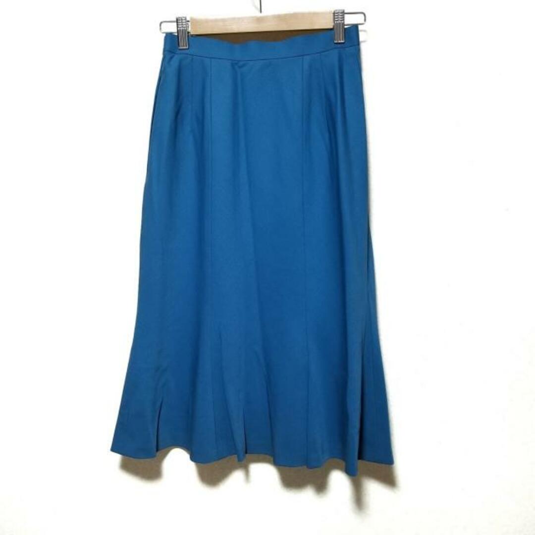 Christian Dior(クリスチャンディオール)のDIOR/ChristianDior(ディオール/クリスチャンディオール) ロングスカート サイズM レディース美品  - ブルーグリーン プリーツ/PRET-A-PORTER レディースのスカート(ロングスカート)の商品写真