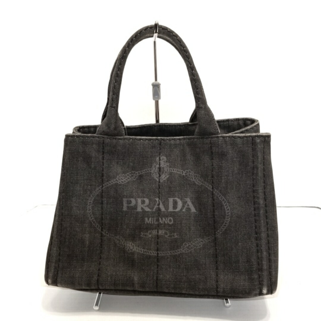 PRADA(プラダ)のPRADA(プラダ) トートバッグ CANAPA ダークグレー デニム レディースのバッグ(トートバッグ)の商品写真