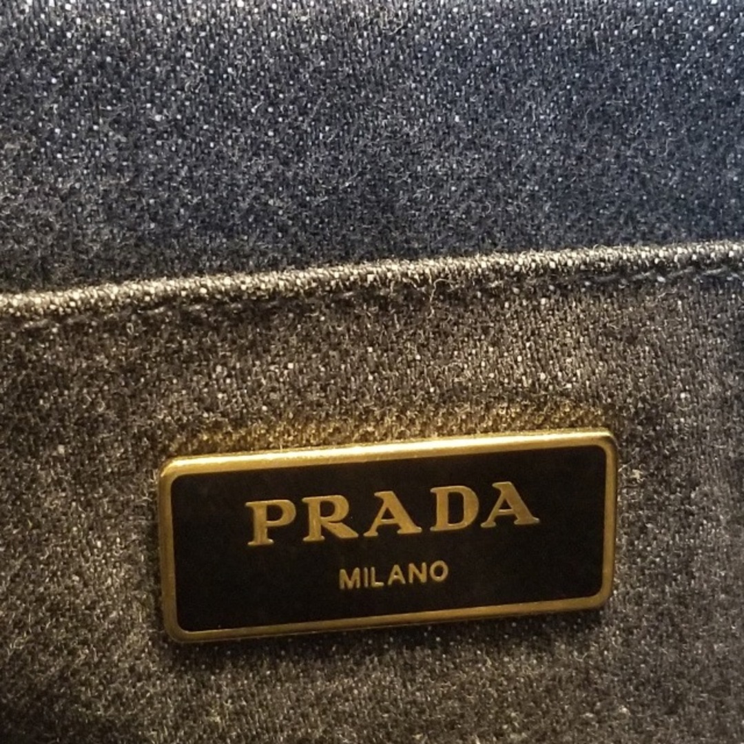 PRADA(プラダ)のPRADA(プラダ) トートバッグ CANAPA ダークグレー デニム レディースのバッグ(トートバッグ)の商品写真