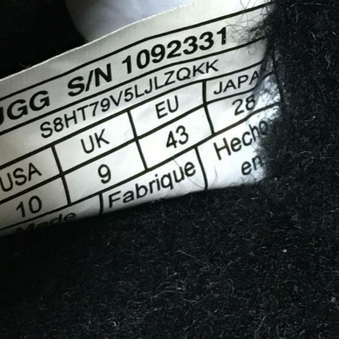 UGG(アグ)のUGG(アグ) ドライビングシューズ 28 メンズ - 1092331 黒 ムートン メンズの靴/シューズ(その他)の商品写真