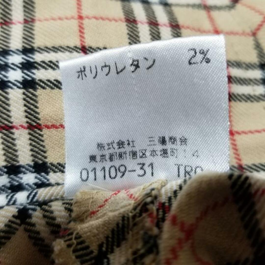 BURBERRY BLUE LABEL(バーバリーブルーレーベル)のBurberry Blue Label(バーバリーブルーレーベル) パンツ サイズ36 S レディース - ベージュ×黒×マルチ フルレングス/チェック柄 レディースのパンツ(その他)の商品写真