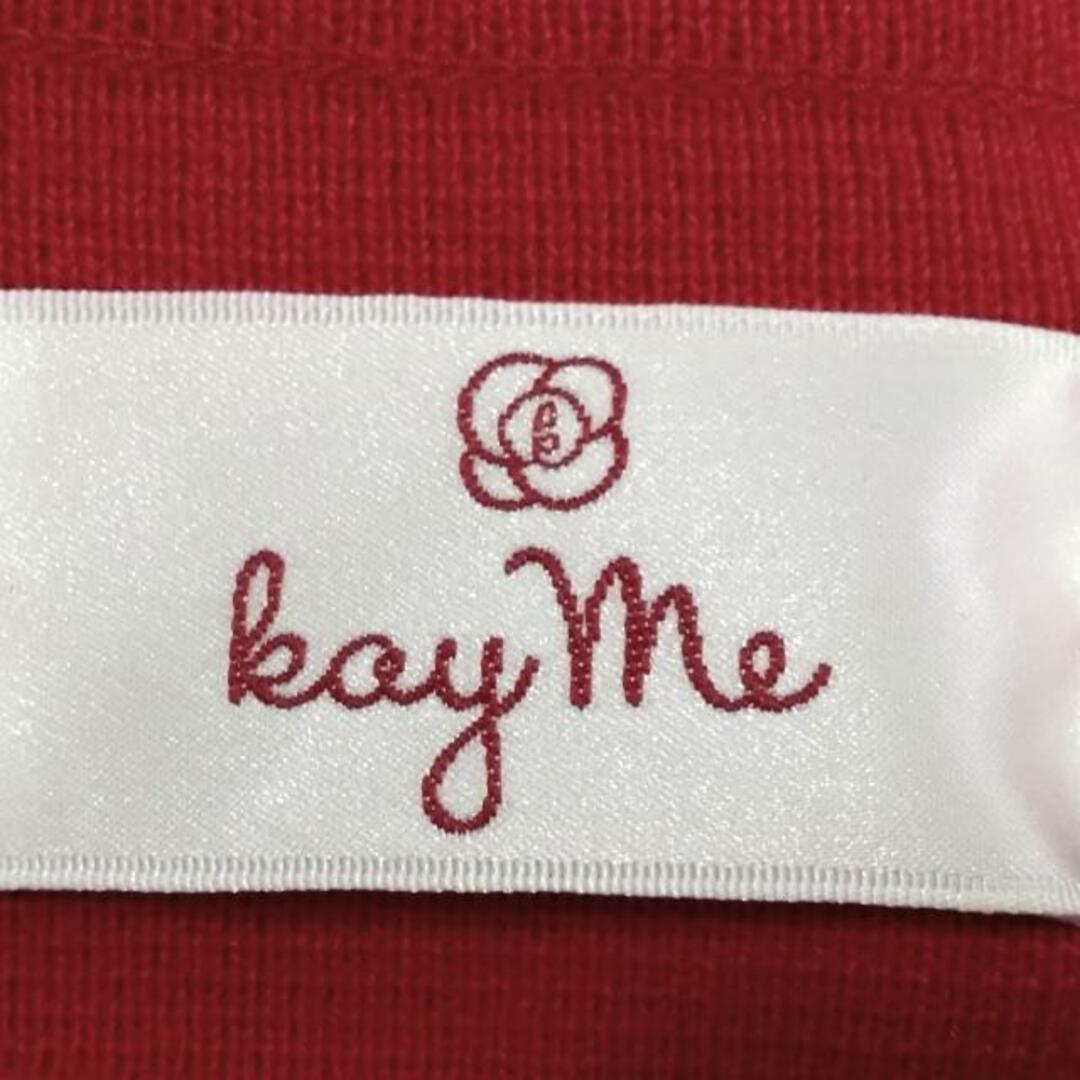 kayme(ケイミー) ワンピース サイズ「7」JP レディース - レッド 長袖/ひざ丈/ニット レディースのワンピース(その他)の商品写真
