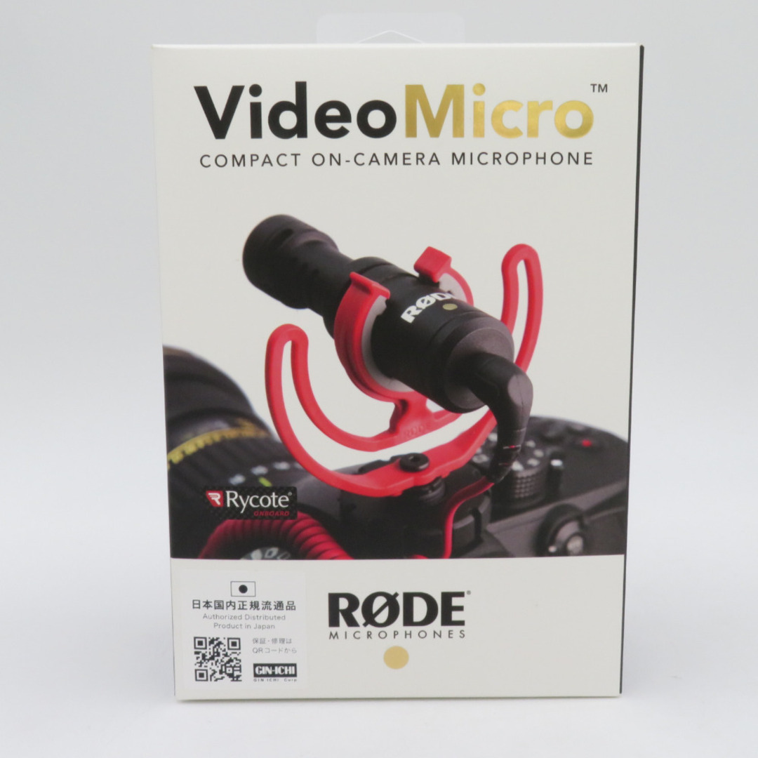 オーディオ機器 RODE Video Micro コンパクトオンカメラマイク カメラ用マイク 楽器のレコーディング/PA機器(マイク)の商品写真