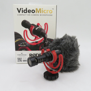 オーディオ機器 RODE Video Micro コンパクトオンカメラマイク カメラ用マイク(マイク)